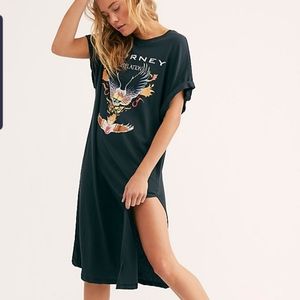 Free people sz lrg maxi tshirt dress